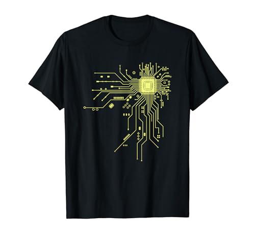Funny Computer Geek PCB�f�U�C�� CPU�`�b�v��H��� T�V���c