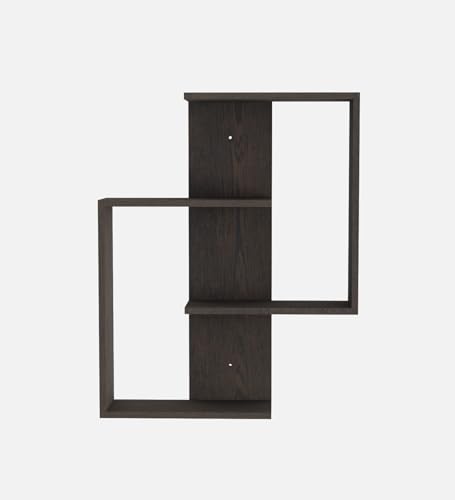 Image of ALEN Multipurpose Modular Wall Racks /Shelves /Organiser /Decor Particle Board Wall Shelf (Number of Shelves - 4, Brown)