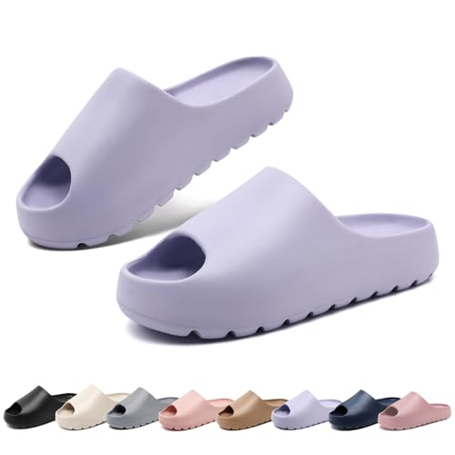 Image of Yueerlu Cloud Slides for Women Men, Recovery Womens Pillow Slides,EVA Anti-Slip shower shoes,Thick Sole Open Toe Garden Shoes,men's sandals,mens slippers for Indoor and Outdoor Size