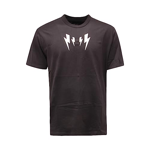 T-shirt Neil Barrett noir 9763AP : fini les hauts amples qui se déforment