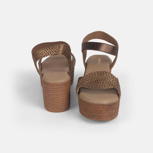 Image of Mochi Women's fashionable Wedge Sandal