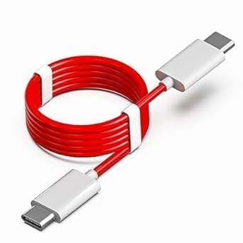 Original 80W One Plus Dash Warp Charge Cable, 6.5A Type-C to USB C Pd Data Sync Fast Charging Cable Compatible with One Plus 8T/ 9/ 9R/ 9 Pro/ 9Rt/ 10R/ Nord & for All (run151)