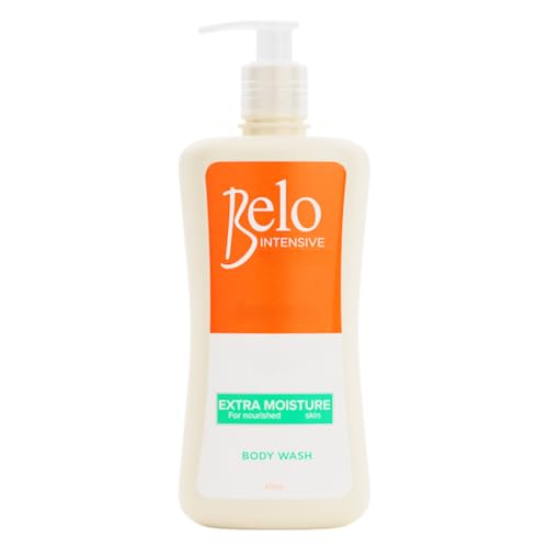 Belo Essentials Intensive Body Wash, Hydrating Cleanser with Glycerin Smooth Lather Daily Shower Gel for Even Tone Skincare - 475ml