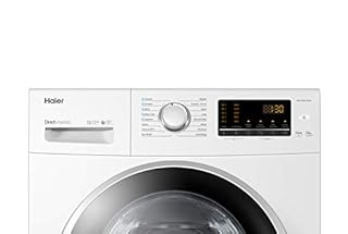 Haier HW100-B14CIN, Lavatrice 10 Kg, Carica Frontale, 1400 Giri, Motore Direct Motion, Trattamento Antibatterico, Classe A, Bianco, 59x60x85 cm [Classe di efficienza energetica A]
