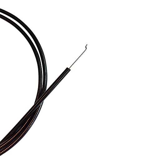 GardenPal Throttle Cable Replacement Part Suitable for Most lawnmowers Metal Lever and Fixing Plate with Plastic Coated Outer Sheath, Solid Wire Inner. 72" Long - Image 3