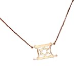 WORLD WIDE GEMS Collar con colgante minimalista de estrella de David en plata de ley 925, con cadena de cable de 45 cm (18 pulgadas), chapado en oro. Joyería con significado |WWS_3DM_00697