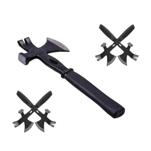 Mini Machado 31cm em Aço Inoxidável com Cabo Emborrachado - Ideal para Camping, Sobrevivência e Cort