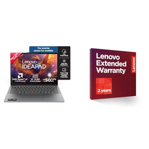 Image of Lenovo IdeaPad Slim 5 AMD Ryzen AI 7 445 (16GB RAM /512GB SSD /16 (40.6cm) /WUXGA OLED /Copilot+ PC /Windows 11 /MSO 365 Basic+Office 2 Year Onsite Warranty + Accidental Damage Protection