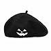 Halloween Costume Pumpkin Hat French Wool Beret Artist Cap for Women Girl Comfortable Wear for Festive Celebrations Delicate Design for Fashionable Looks(1pcs)
