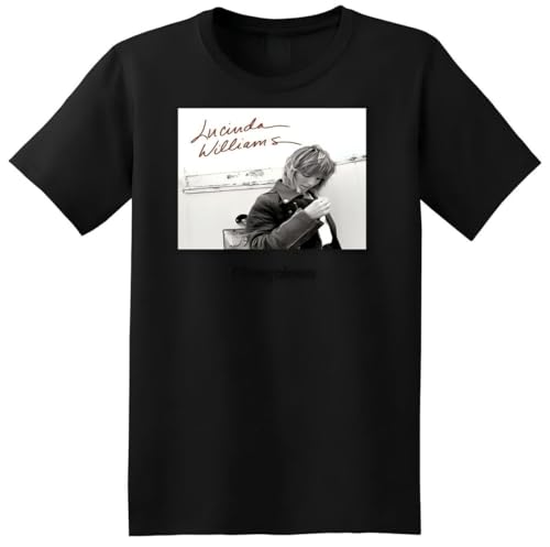 Photo de UEUEKKEDHTW Lucinda-Williams-T-Shirt-Lucinda-Williams-Vinyl-CD-Cover-Small-Medium-Large