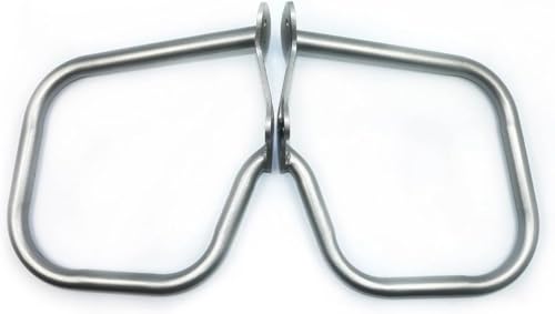 Crash bars moto pour BMW K1600GTL protégeant les sacoches arrière en argent