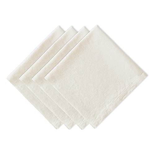 Servilletas de tela cuadradas 20x20 cm pack de 4 miniatura 1