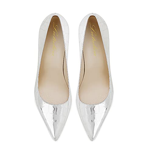 Lutalica W Women's Patent Leather Pointed Toe Sexy Platform High Heel Stiletto Dress Pumps for Party Nightclub Wedding3