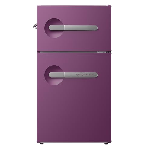 Frigidaire, 3.1 Cu. Ft. 2 Door Retro Series Compact Refrigerator, Built-In Side Bottle Opener, Purple