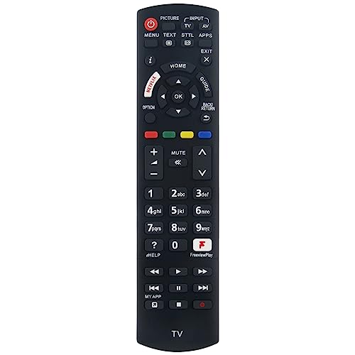 VINABTY Replacement Remote Control N2QAYB001212 Sub N2QAYB001181 Suits for Panasonic LED TV TX-32FS503B TX-40FS503B