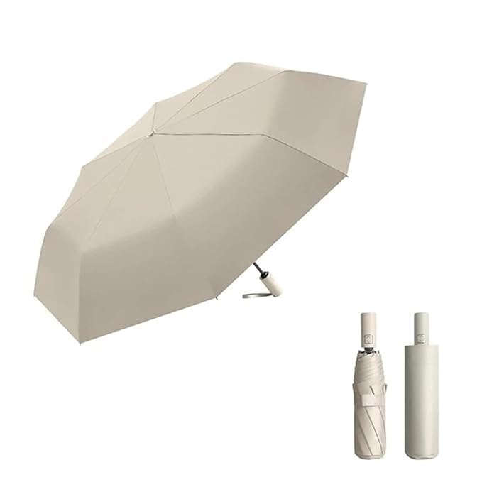 HomeCloud Folding Umbrella featuring 12 Reinforced Ribs, Auto Open/Close Functionality, Waterproof Canopy, Comfortable ABS Handle and Superior Wind-Resistant Double-Bone Fiber Frame