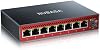 Switch 8 Puertos 2.5Gb, Switch Ethernet 2.5 Gigabit No Administrado Nivel Pro | Switch multigigabit con SFP+ 10G para NAS, Gaming. Carcasa de aluminio premium asegura enfriamiento rápido para red estable y sin retrasos 2