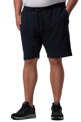 Men Plus Hommes Grandes Tailles L-8XL Bermuda en Molleton, Taille élastique, Collection Basic Marine foncé L 834858730-L