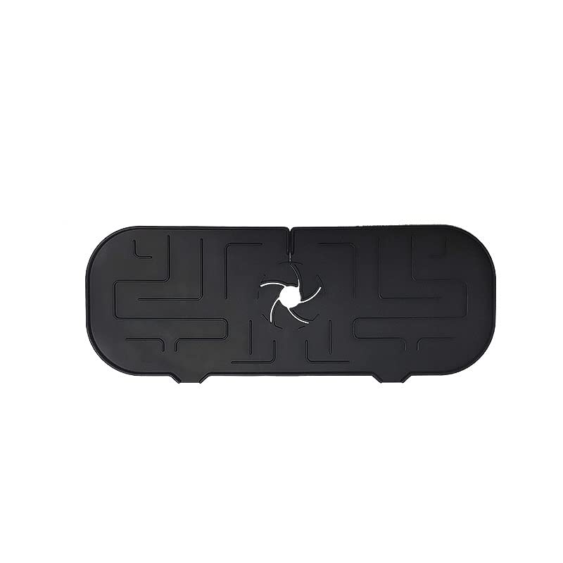Kitchen Sink Splash Guard Faucet Mat Kitchenguard Silicone Handle Drip Catcher Tray Bathroom Sink Drain Mat Water Catcher Mat Faucet Absorbent Mat Sink Draining Pad Behind Faucet