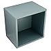 Ikea EKET Cube - Mueble de almacenamiento (35 x 25 x 35 cm), color gris y turquesa, 504.741.43