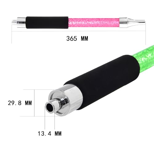 2 PCS Hookah Ice Mouth Tip Hose Rainbow Shisha Hookah Pipe Hose Hookah Shisha Pipe for Hookah Accessories (Purple) - Image 3