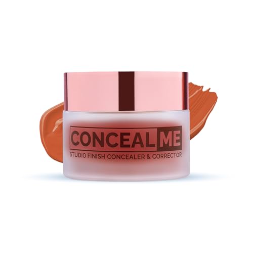 Image of Glam21 Conceal Me Studio Finish Concealer & Corrector |F ull Coverage Yet Lightweight | Easily Blendable Cream Concealer for Dark Circles & Blemishes | 7gm-Orange Correctorr-08
