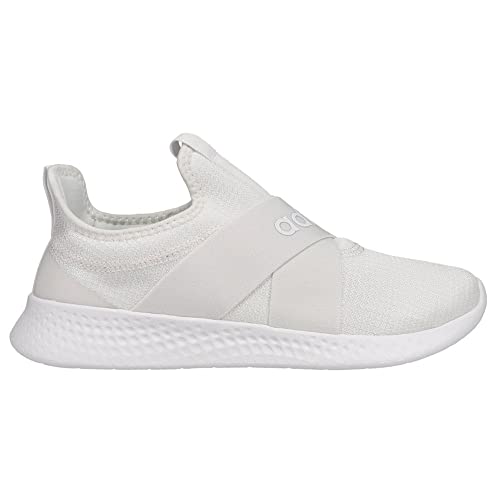 adidas Womens Puremotion Adapt Running Shoe, White/White, 10 M US