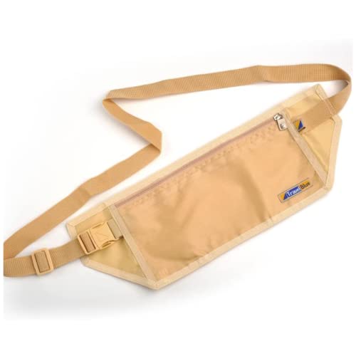 Travel Blue Cinto de segurança para dinheiro, Bege, One Size, Cinto de segurança para dinheiro