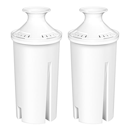 Image of Fil-Fresh NSF 53 & 42 Certified Water Filter Replacement for Brita Pitchers and Dispensers, Replaces Brita Classic OB03, 35557, Mavea 107007, Reduce Cadmium, Mercury, Copper, BPA free, 2-Pack