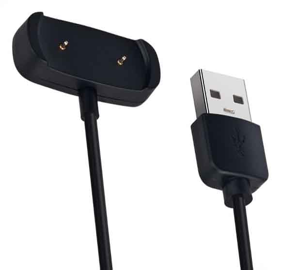USB Charging Cable Dock, Smartwatch Accessory Compatible with Amazfi Bip 5, Bip 3, Bip U, T-Rex Pro, GTS 4 Mini, GTS 2, GTS 2 Mini, GTS 2e, GTR 2, GTR 2e, Active 3.3FT