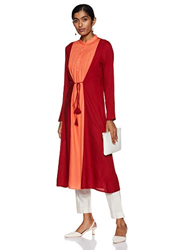 Image of Amazon Brand - Tavasya Women's Rayon Regular Kurti