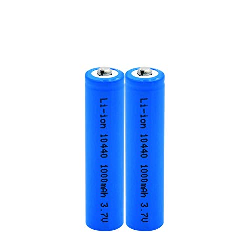 10440 3.7v 1000mah Lithium Ionen Lithium Li Ionen Batterien, Ersatzzellen für Fackel Elektrische Razor Maus 2pcs