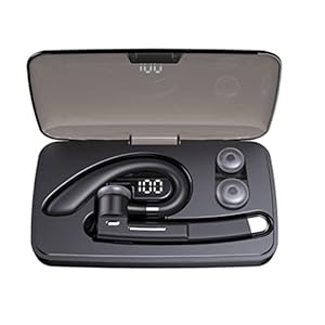 Draadloze headset handsfree oortelefoon, met mic clear spraak, oorhaken Bluetooth oortelefoon, sport draadloze Bluetooth-koptelefoon