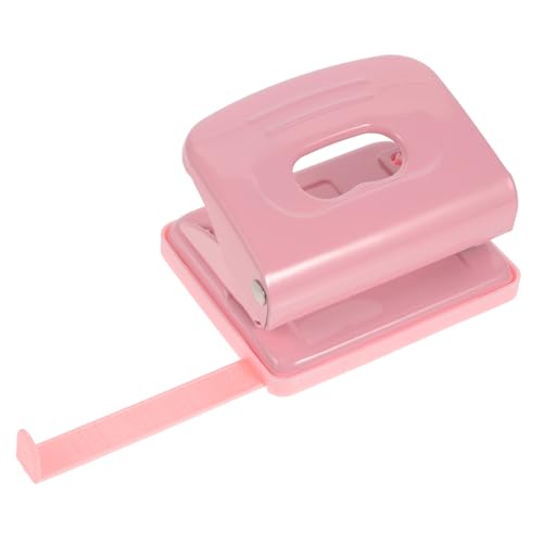 AKOOSY 属製省力小型打孔器 丸穴対応 オフィス手帳用 耐久性コンパクトパンチングツール