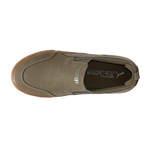 PUMA Mens Court Classic Vulcanized Slip On Sneakers Shoes Casual - Green - Size 11.5 M4