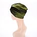 Fxhixiy Women's Stretch Velvet Twist Pleasted Hair Wrap Turban Hat Cancer Chemo Beanie Cap Headwear