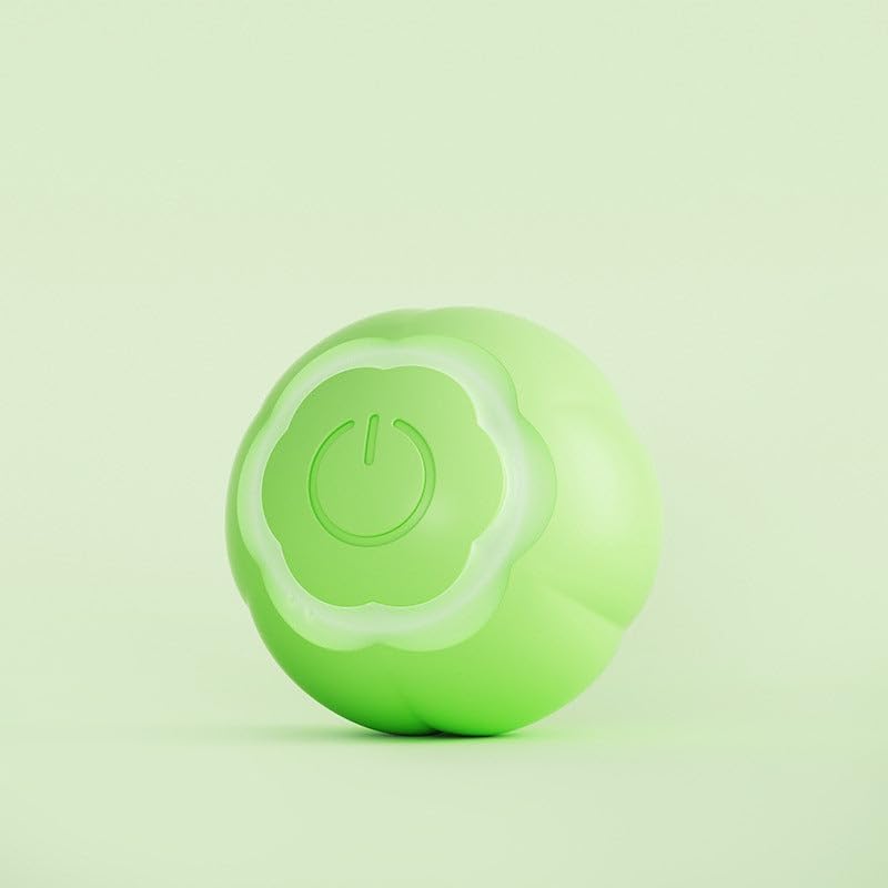 Miniatura 3 de SalQam Pet Smart Rolling Ball Juguete para gatos resistente a las mordeduras para aliviar el aburrimiento amarillo