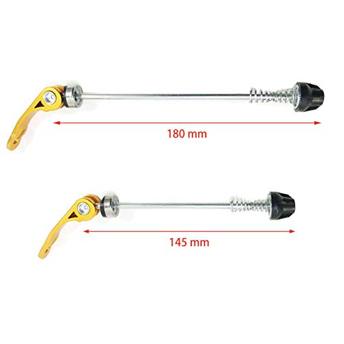 image for DEER U Road Mountain Bicycle MTB Wheel Hub Front and Rear Skewers Quic