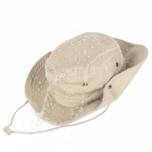 Image of Sun Hats for Men Women Bucket Hat UPF 50+ Boonie Hat Foldable UV Protection Hiking Beach Fishing Summer Safari
