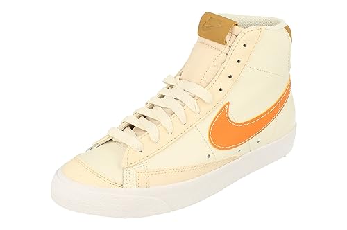 NIKE Blazer Mid 77 EMB Mens Trainers DQ7674 Sneakers Shoes (UK 6 US 7 EU 40, Phantom hot Curry Pearl White 001)