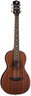 Luna Gypsy Muse Parlor Acoustic Guitar, Mahogany