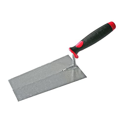 Nespoli N0D1905020 - Paleta ligera de punta cuadrada con mango de goma, 20 cm