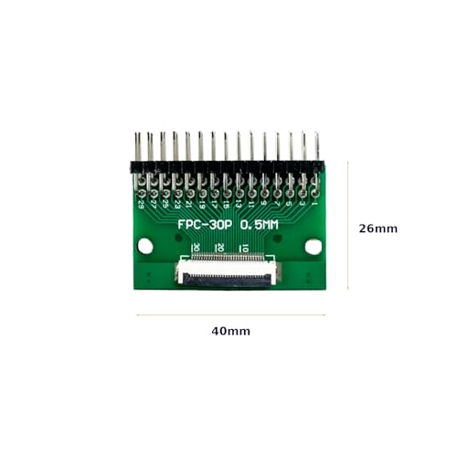MTCELL 2 piezas Convertidor FFC FPC 30pin ángulo recto miniatura 3