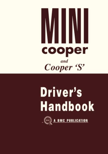  Mini Cooper and Cooper S Drivers Handbook: AKD 3891G