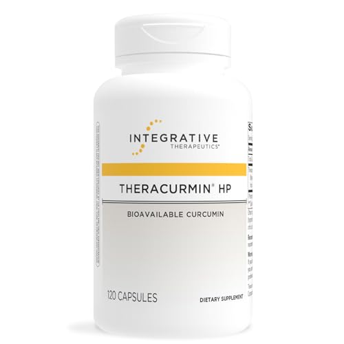 Integrative Therapeutics Theracurmin HP - Heart & Joint Health Support* - Muscle Recovery Support* - 27x More Bioavailable Than Standard Curcumin Extract - 120 Capsules (60 Servings)