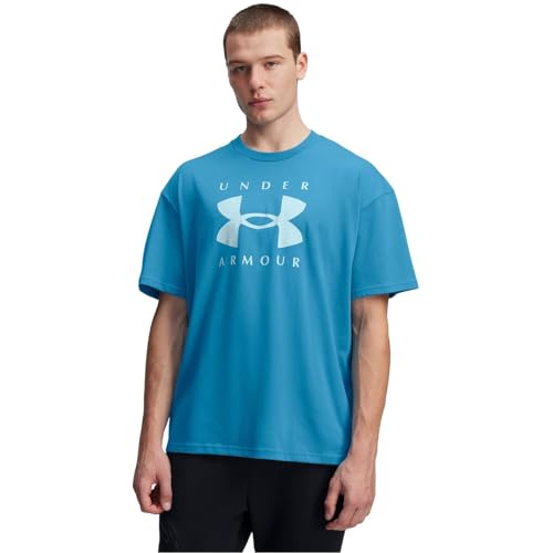 T-shirt Under Armour Heavyweight Oversized manche courte homme coton épais taille S