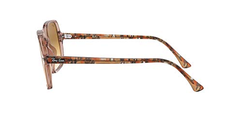 Ray-Ban Women's Rb1973 Square Ii Sunglasses, Transparent Light Brown/Clear Gradient Brown, 53 Mm #TOP3