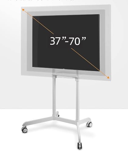 Soporte móvil para TV de piso para pantallas 37-70 pulgadas miniatura 6