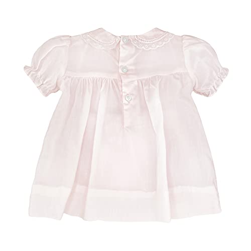Baby Girls' Fully Smocked Dress with Lace Trim2