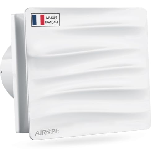 Airope - 100 mm Ventilateur,Extracteur d'Air avec Clapet Anti-Retour, 92